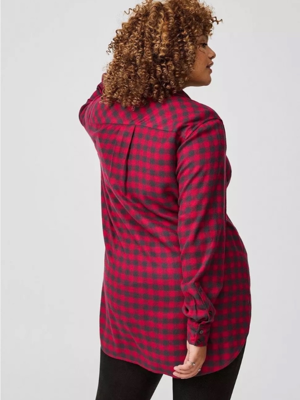Torrid Lizzie Long Sleeve Tunic Shirt Size 3X - Picture 2 of 5